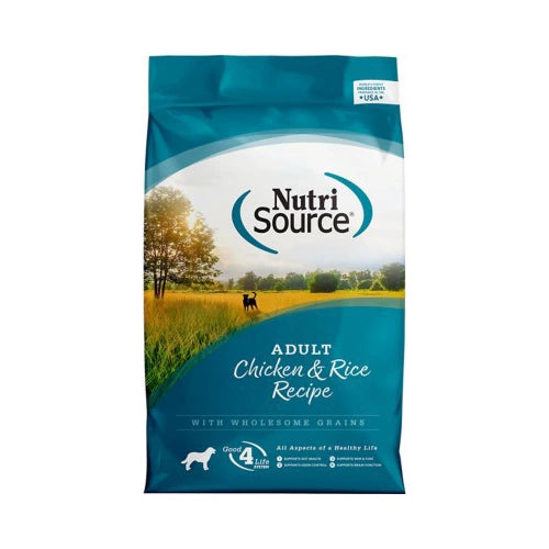 NutriSource Adult Chicken and Rice Formula Dog Food